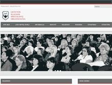 Tablet Screenshot of lsso.lt